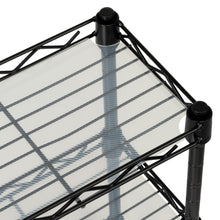 Organizador para Especias Shelves, Negro, de Tres niveles