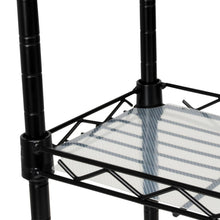 Organizador para Especias Shelves, Negro, de Tres niveles