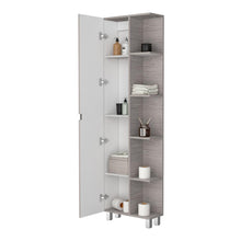Mueble Esquinero Aqua, Positano y Blanco, con Variedad de Entrepaños ZF