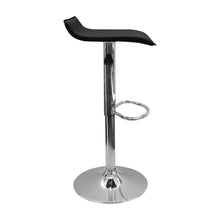 Kit por 3 Silla Tapizada Lisa Tipo Bar - Negra