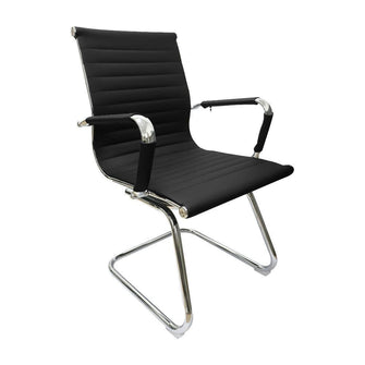 Silla Esterilla Fija Oficina Escritorio - Negro