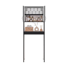 Gabinete de Baño Bristol 25, Wengue y Blanco, Amplios Espacios para Colocar Objetos Decorativos ZF