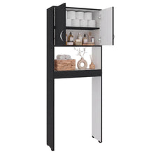 Gabinete de Baño Bristol 25, Wengue y Blanco, Amplios Espacios para Colocar Objetos Decorativos ZF