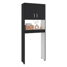 Gabinete de Baño Bristol 25, Wengue y Blanco, Amplios Espacios para Colocar Objetos Decorativos ZF