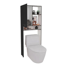 Gabinete de Baño Bristol 26, Wengue y Blanco, Amplios Espacios para Colocar Objetos Decorativos ZF