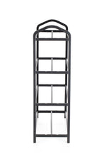 Zapatero organizador Tody, Negro, de 4 niveles con amplio espacio para 8 pares
