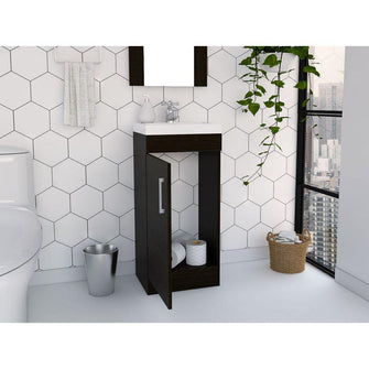 Combo para Baño Samoa, Incluye Mueble Lavamanos y Gabinete