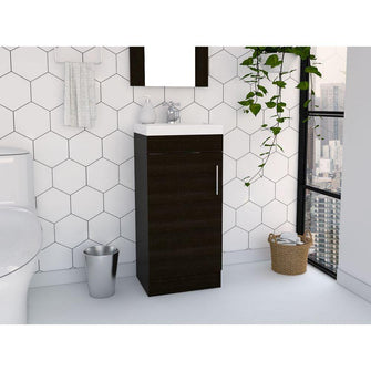 Combo para Baño Samoa, Incluye Mueble Lavamanos y Gabinete