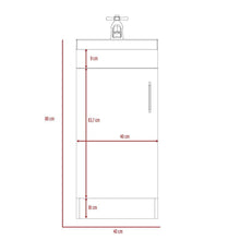 Combo para Baño Samoa, Incluye Mueble Lavamanos y Gabinete