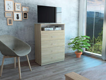 Organizador Barlovento, Beige y Blanco, con Cuatro Cajones