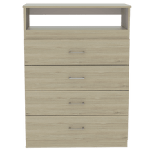 Organizador Barlovento, Beige y Blanco, con Cuatro Cajones