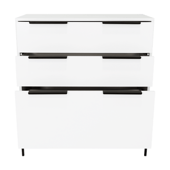 Organizador Midas, Blanco Nevado, Dos Cajones Reclinables