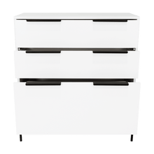 Organizador Midas, Blanco Nevado, Dos Cajones Reclinables