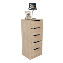 Organizador Wesley, Beige y Blanco, con Cinco Cajones