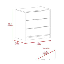 Organizador Wesley, Blanco, con Tres Cajones  ZF X2