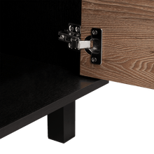 Organizador Wesley, Wengue y Miel, con Una Puerta y Un Cajón Organizador