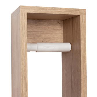 Organizador de Papel Balí, Beige, con almacenamiento para cuatro rollos - VIRTUAL MUEBLES