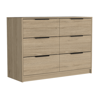 Organizador Wesley, Beige y Blanco, con Cuatro Cajones