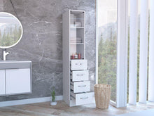 Organizador de Baño Picasso, Blanco, con Cuatro Cajones Deslizables ZF