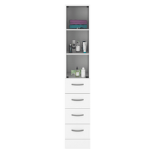 Organizador de Baño Picasso, Blanco, con Cuatro Cajones Deslizables ZF