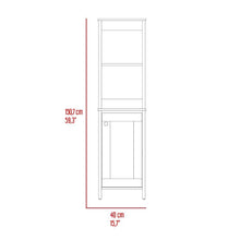 Organizador de Baño Liena, Humo, con Una Puerta Batiente