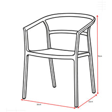 Silla Porto, Gris, con Espaldar Minimalista y Diseño Moderno