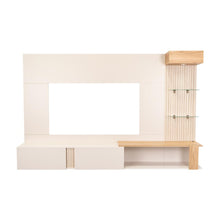 Panel de Tv Isolde, Capri y Fresno Europeo, con Espacio Para Televisor de Hasta 70 Pulgadas