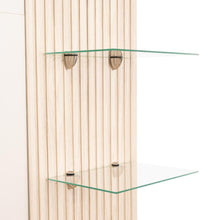 Panel de Tv Isolde, Capri y Fresno Europeo, con Espacio Para Televisor de Hasta 70 Pulgadas