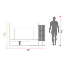 Panel de Tv Isolde, Capri y Fresno Europeo, con Espacio Para Televisor de Hasta 70 Pulgadas