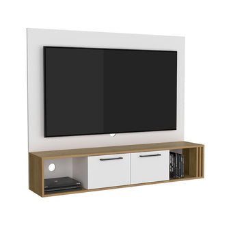 Panel de TV Vanez, Blanco y Fresno Europeo, Para tv hasta 60'' ZF