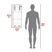 Mesa Para Planchar Plegable a la Pared Vesper, Blanco, con Amplia Superficie Baja Para Almacenamiento