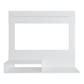 Panel de Tv Ascher, Blanco, con Espacio Para Televisor de Hasta 55 Pulgadas ZF