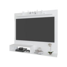 Panel de Tv Ascher, Blanco, con Espacio Para Televisor de Hasta 55 Pulgadas ZF