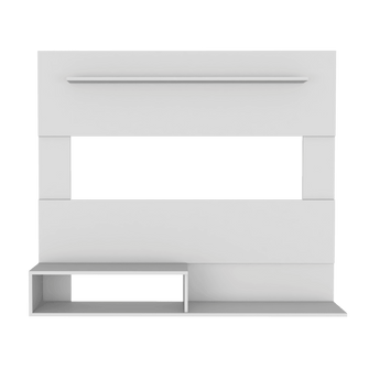Mueble Multiusos Ascher, Blanco, con Espacio Para Televisor de Hasta 55 Pulgadas