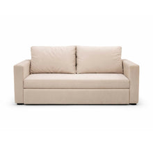 Sala Sofá Cama 92x 174x93cm + Puff + Mesa de Centro Beige