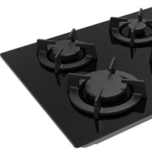 Estufa de Empotrar Mabe 60cms 4 Puestos Gas Natural, Negro