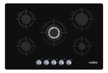 Estufa De Empotrar Mabe 76cms 5 Puestos Gas Natural, Negro