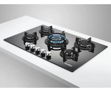 Estufa De Empotrar Mabe 76cms 5 Puestos Gas Natural, Negro