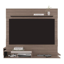 Panel de Tv Beijing, Avellana y Wengue, con espacio para tv 55"