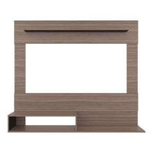 Panel de Tv Beijing, Avellana y Wengue, con espacio para tv 55"