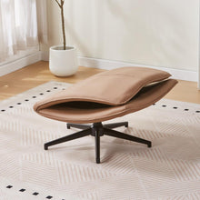 Poltrona Giratoria Marsella, Taupe y Beige, Con Diseño Moderno