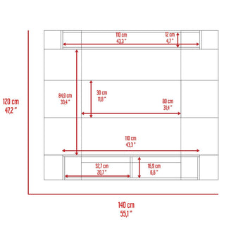 Combo Para Habitación Dalia, Incluye Base Cama - Colchón - Closet - dos Mesas de Noche y Panel