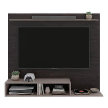 Panel de Tv Munt, Positano y Wengue, con Espacio Para Televisor de Hasta 70" ZF