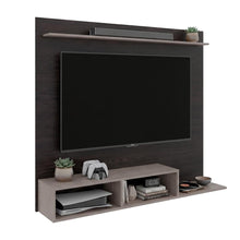 Panel de Tv Munt, Positano y Wengue, con Espacio Para Televisor de Hasta 70" ZF