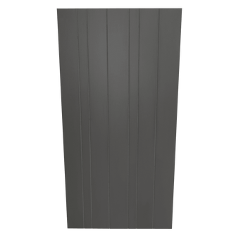 Panel Decorativo Ranurado, Plata Oscuro, para decorar tus espacios X2 - VIRTUAL MUEBLES