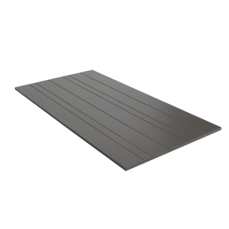 Panel Decorativo Ranurado, Plata Oscuro, para Decorar tus Espacios X2