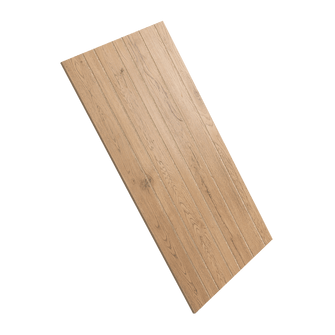 Panel Decorativo Ranurado, Beige, para Decorar tus Espacios X2