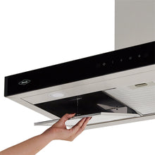 Campana Península Haceb Tipo T Inox, Negro