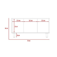 Mesa de Centro Perno, Café Claro, con Patas Metalicas de Diseño Minimalista