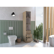 Organizador de Baño Picasso, Beige y Blanco, con Cuatro Cajones Deslizables  ZF